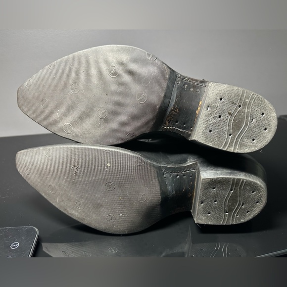 Men's Black Boulet Western Boots - Picture 8 of 11